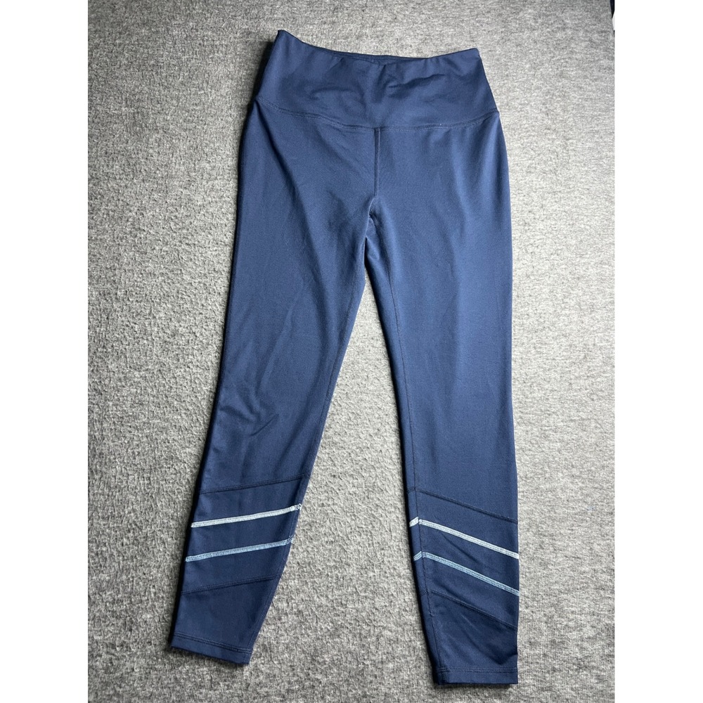 Southern Tide Women's Navy Blue High Waisted Active Leggings Medium